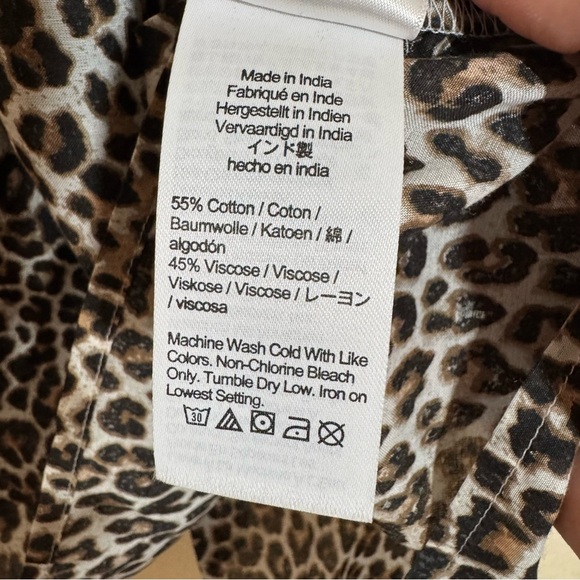 J.Crew Smocked Chest Button-Back Top Size Medium - Picture 3 of 5